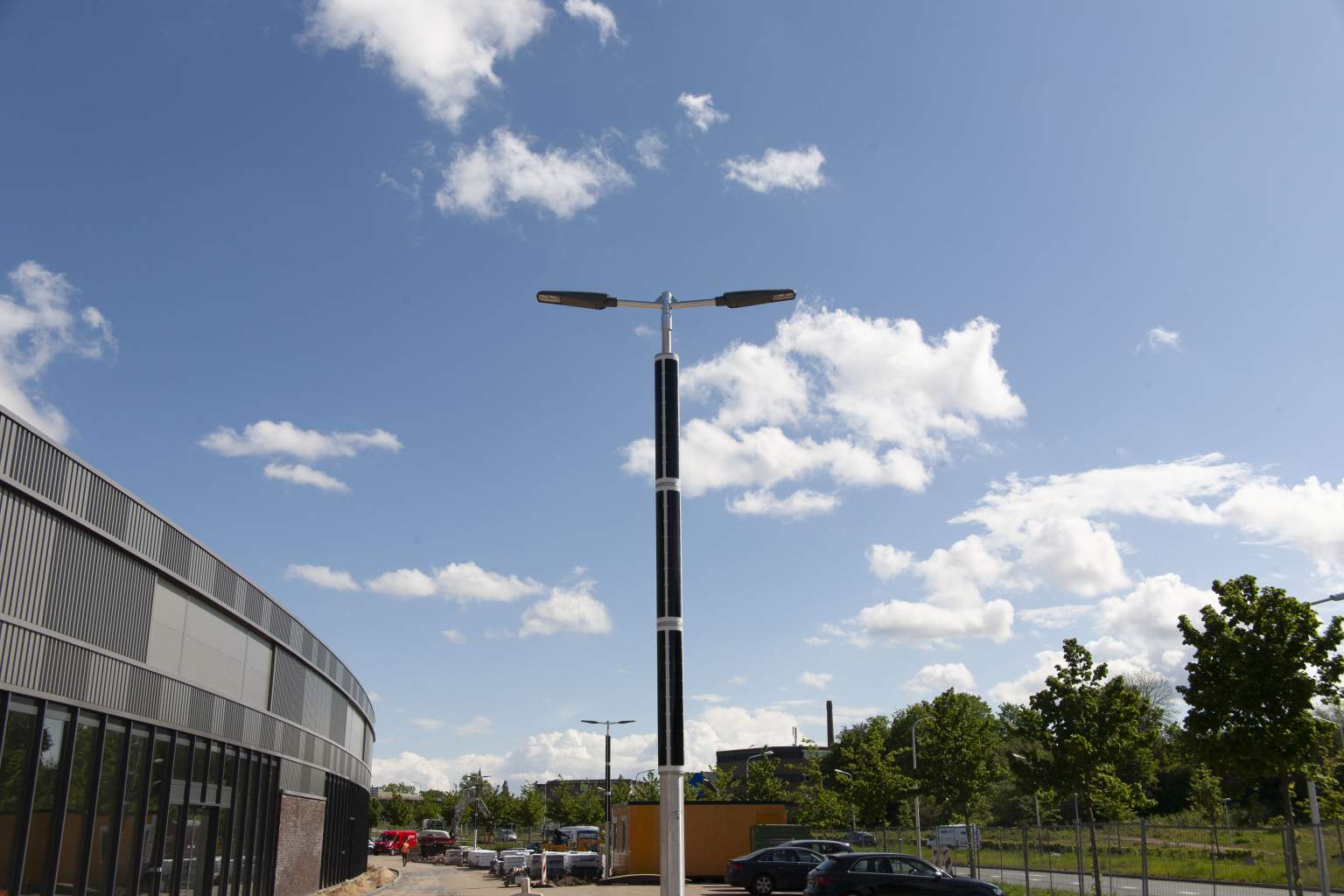 Soluxio solar-powered parking lot lighting