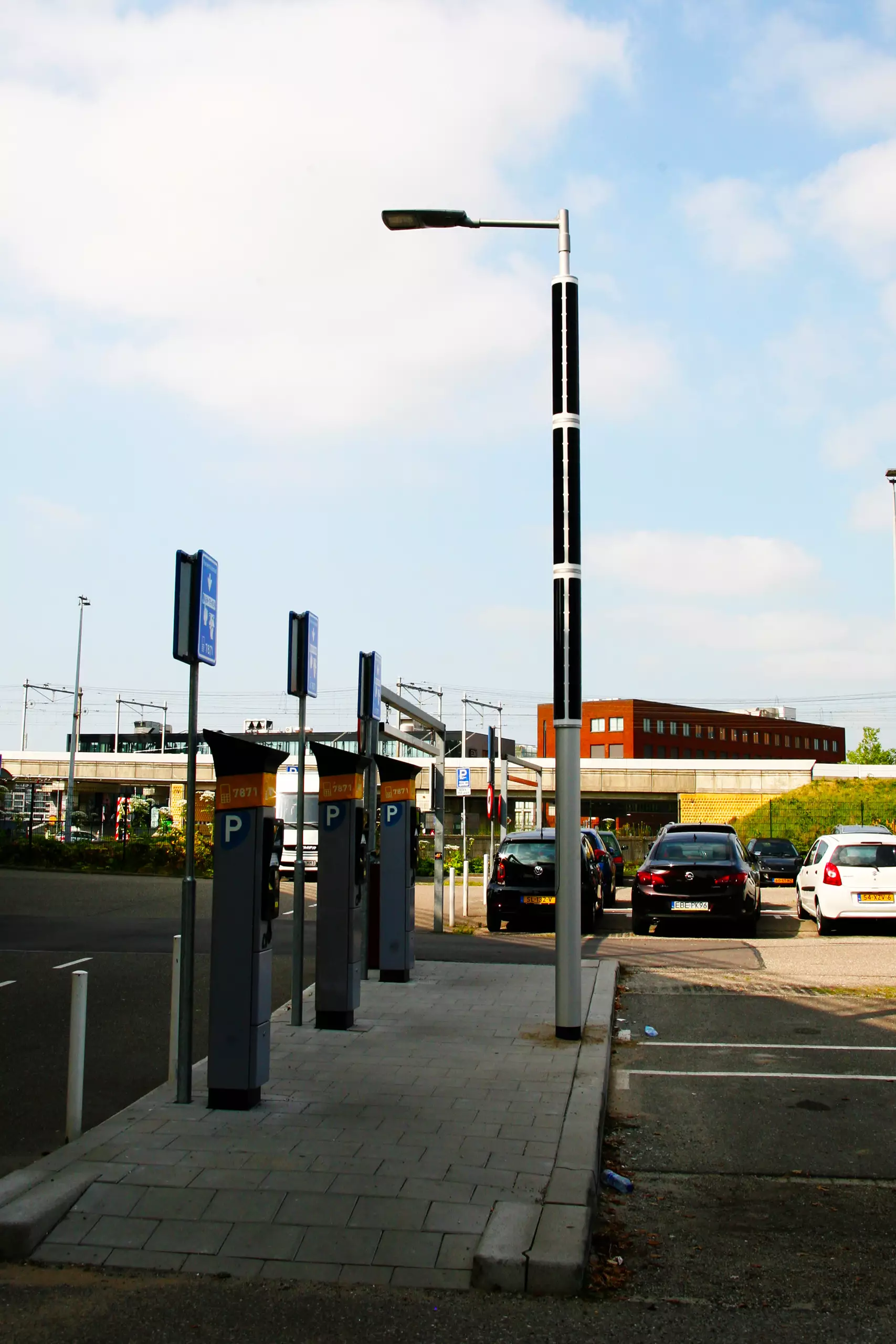 Soluxio off-grid solar parking lot lights