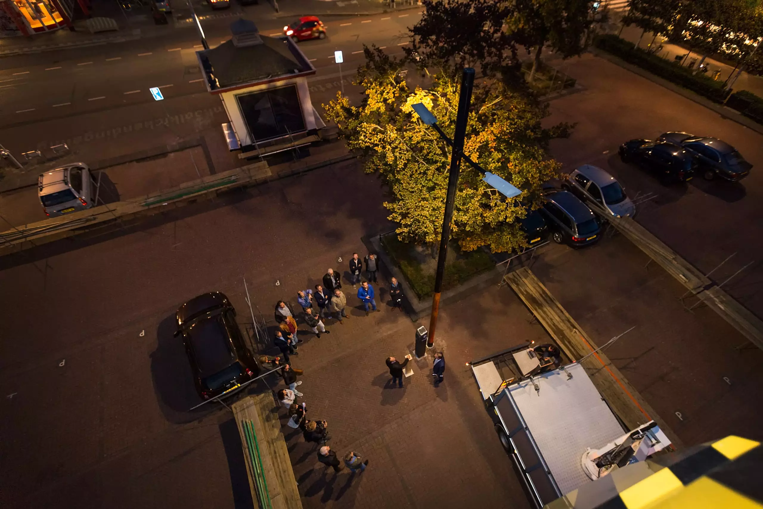 Soluxio solar parking lot lighting official reveal in Tilburg, the Netherlands