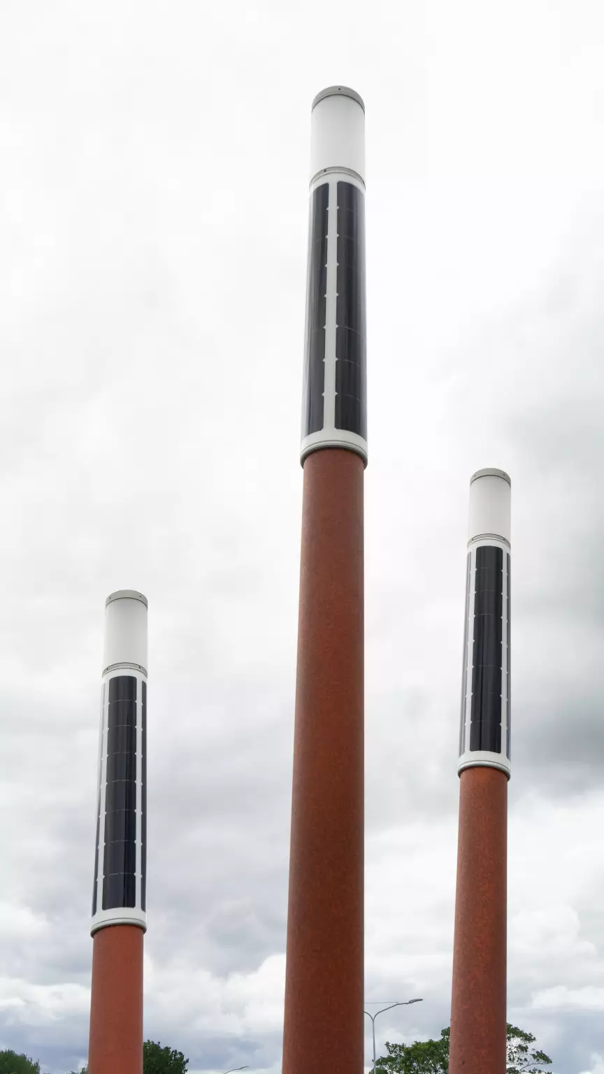 Soluxio Lightsticks with Corten steel look Soluxio Lightsticks with Corten steel look