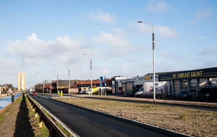 Soluxio netzgekoppelte Solarlichtmasten