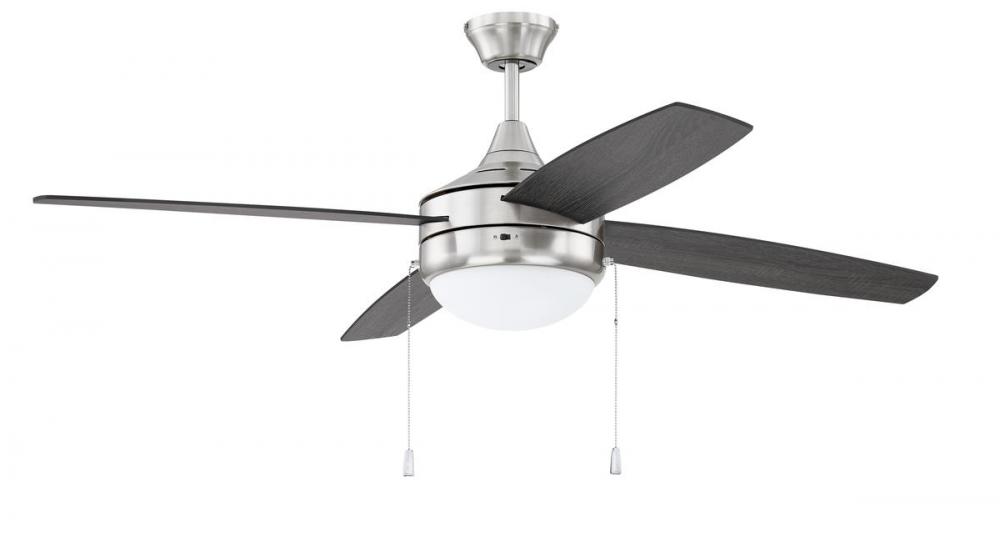52 Ceiling Fan W 4 Blades Led Light, Energy Star Ceiling Fans With Led Lights